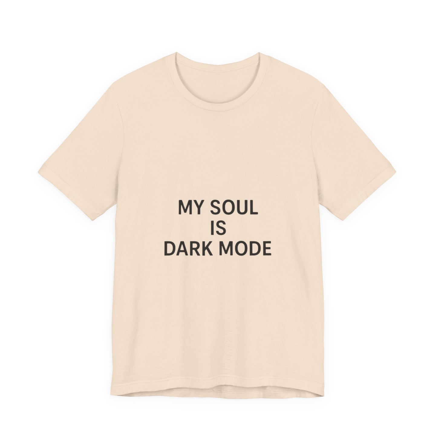 Goth Tee - Minimalist Stark Text Design