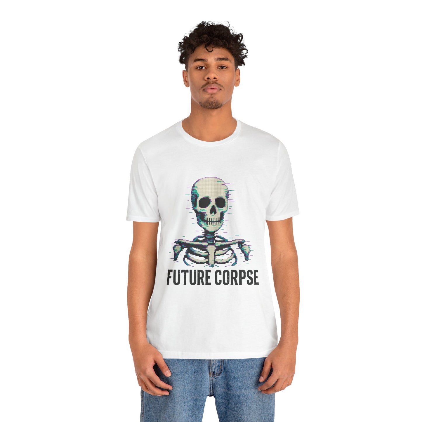 Unisex Future Corpse Graphic Tee, Halloween Shirt, Funny Gift, Casual Wear, Skull T-Shirt, Unique Statement Top
