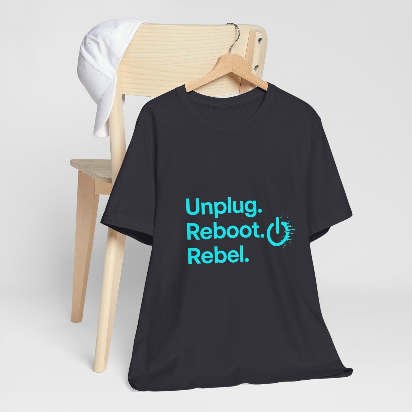 Rebel Spirit Unisex Tee - Fun Casual Graphic Shirt, Perfect for Gamers, Tech Lovers, Gift for Friends, Unique Birthday Apparel