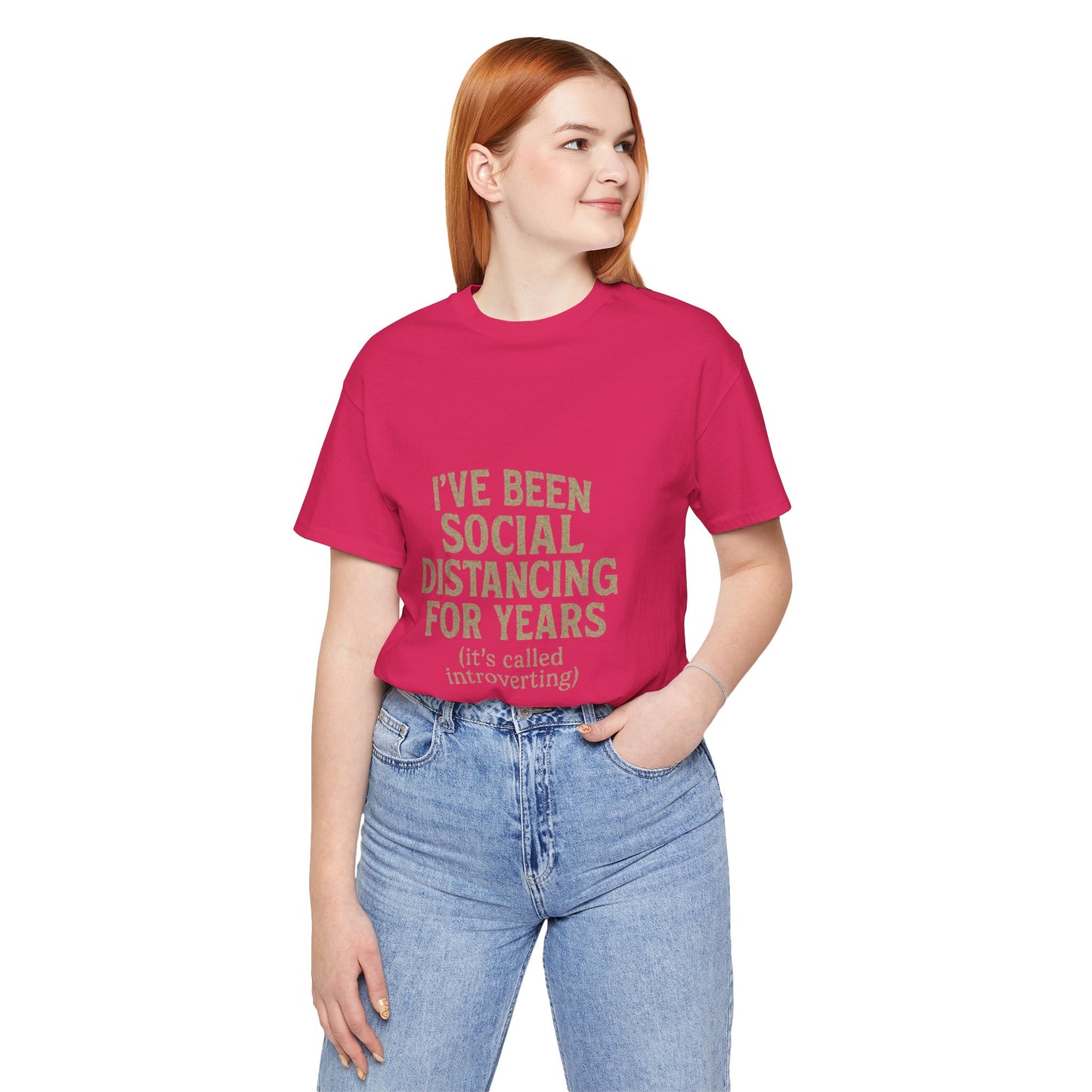 Social Distancing OG Tee, Funny Quote Shirt, Perfect Gift for Introverts, Social Distancing Apparel, Quirky Casual Wear