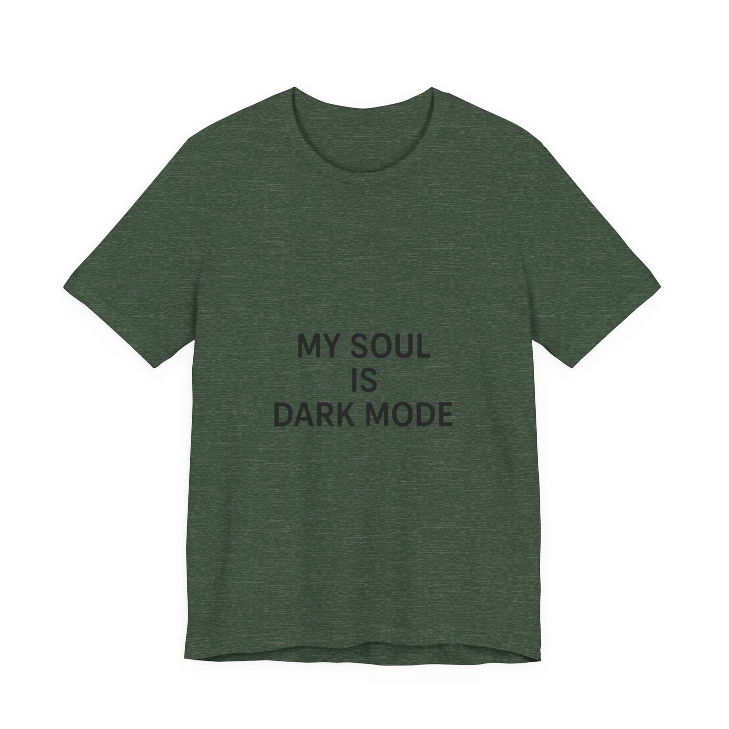 Goth Tee - Minimalist Stark Text Design