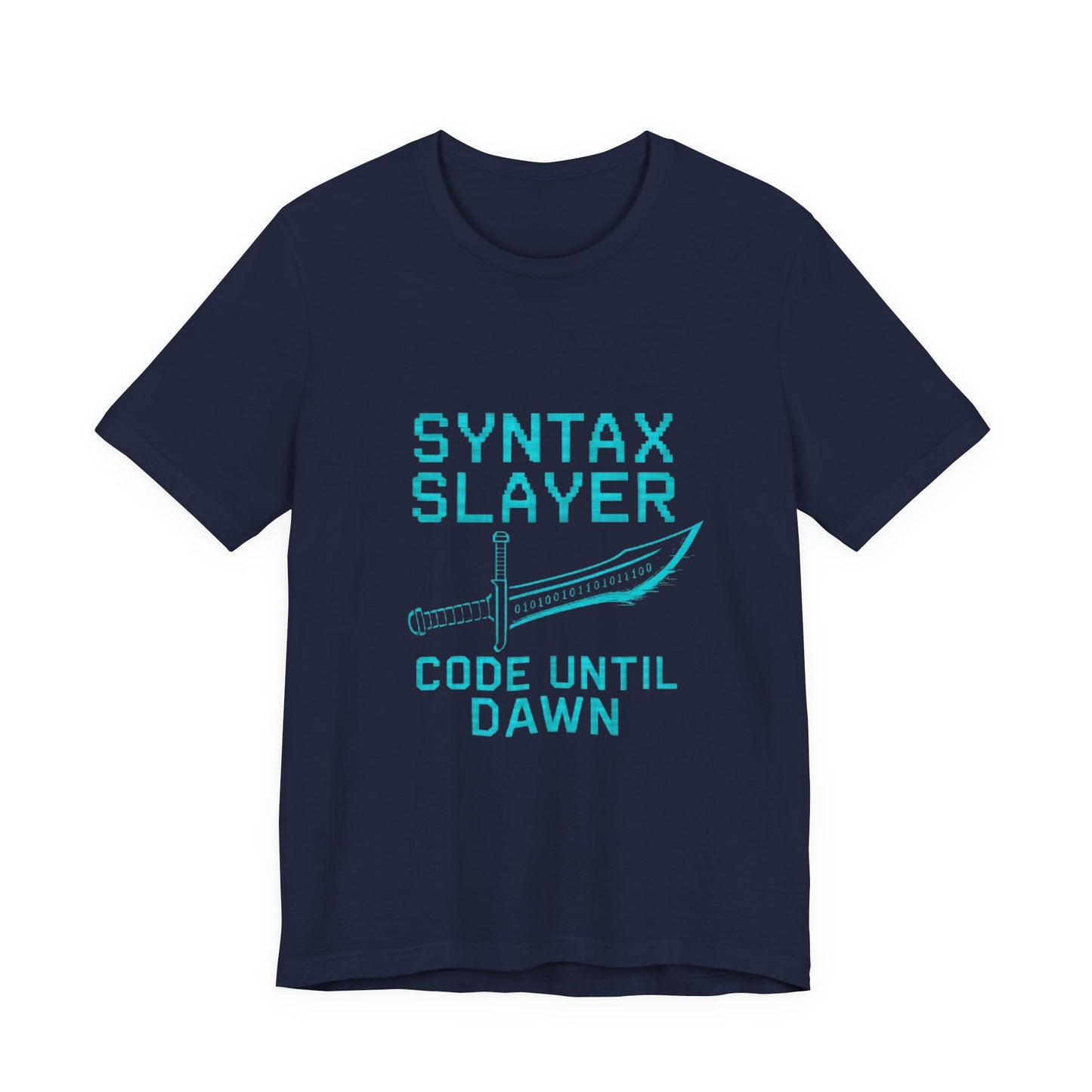 Syntax Slayer Unisex Tee, Gift for Programmers, Coding Humor Shirt, Tech Lover Apparel, Geeky Birthday Present, Computer Science Gift