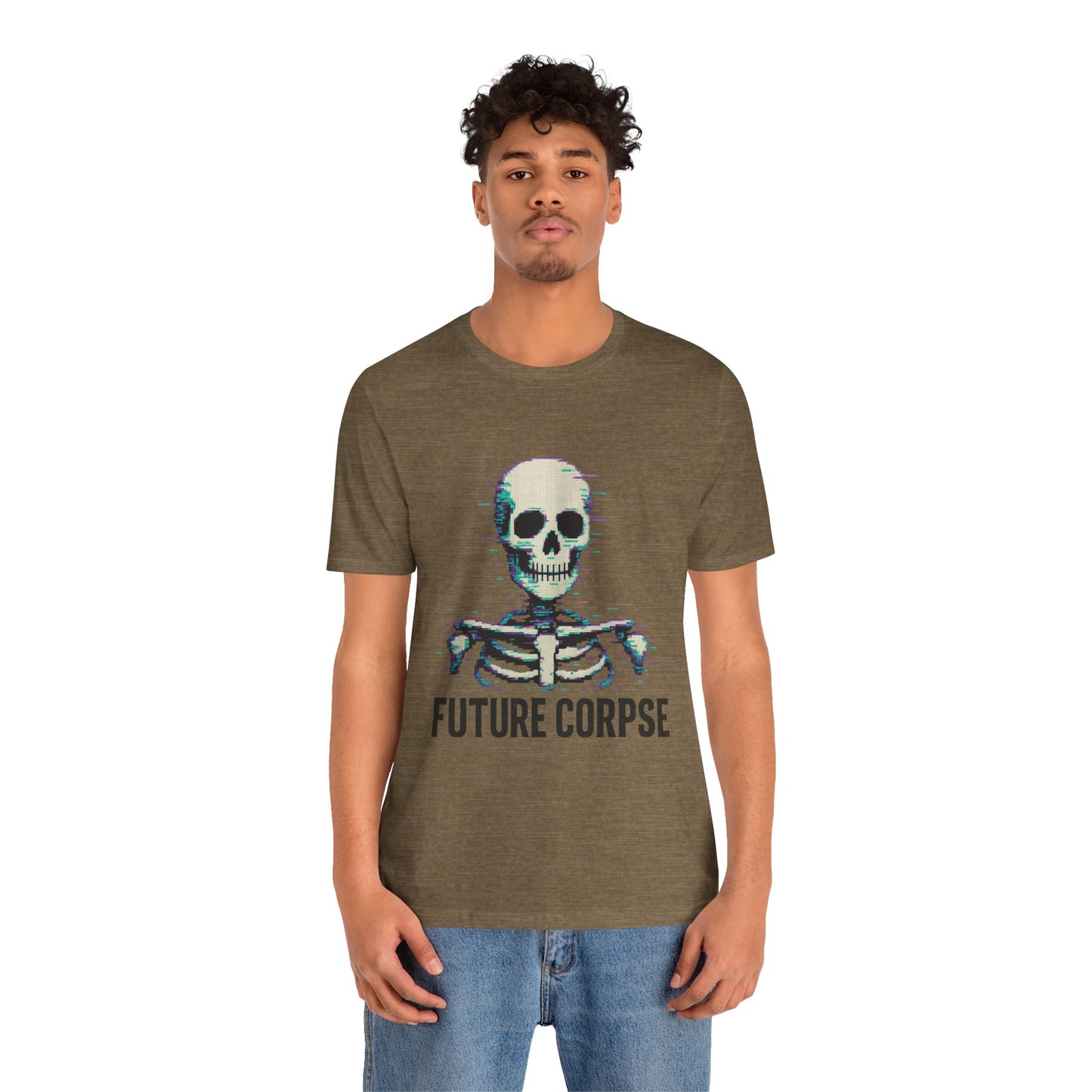 Unisex Future Corpse Graphic Tee, Halloween Shirt, Funny Gift, Casual Wear, Skull T-Shirt, Unique Statement Top