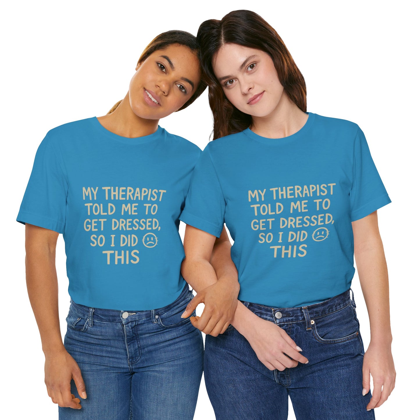 Therapist Humor Tee - Short Sleeve Unisex Shirt for Therapy Lovers, Self-Care Gift, Funny Mental Health T-Shirt, Casual Wear