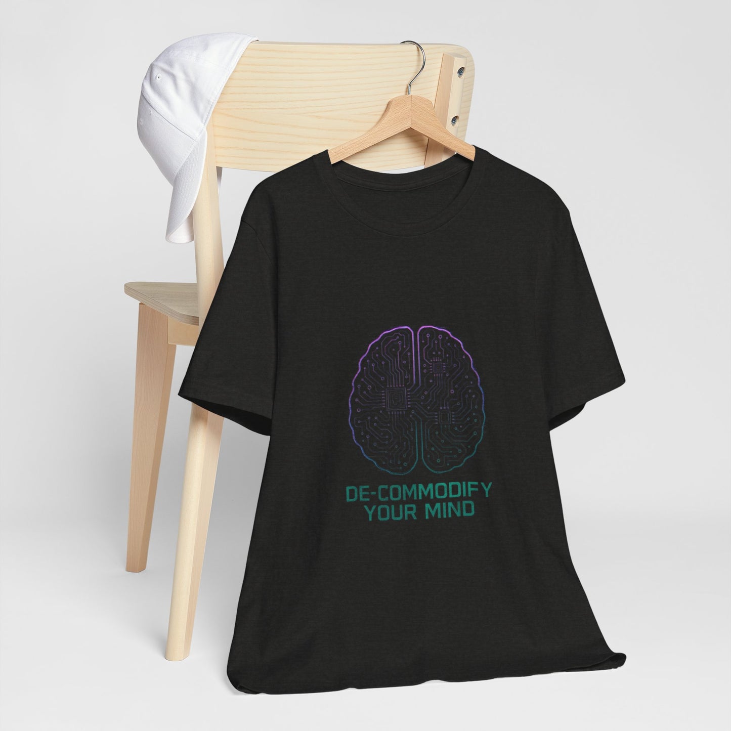 Brainwave Tee - De-Commodify Your Mind - Unisex T-Shirt