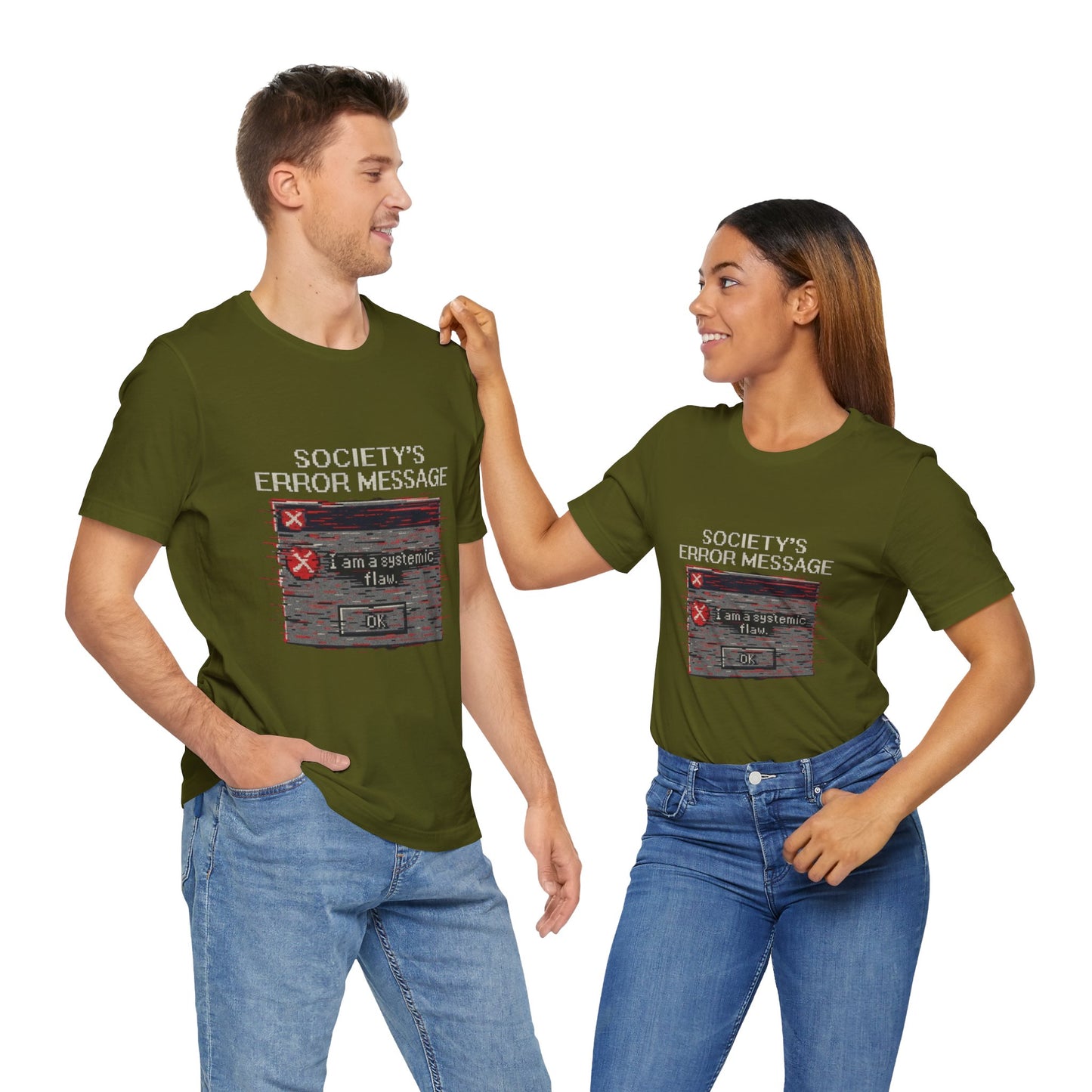 Systemic Flaw Tee - Society's Error Message Design