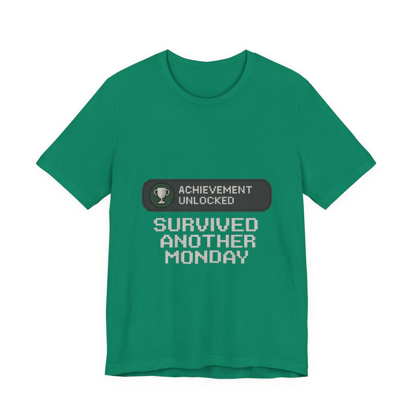 Monday Achievement Unlocked T-Shirt, Funny Monday Tee, Motivational Shirt, Gift for Gamers, Unisex Casual Wear