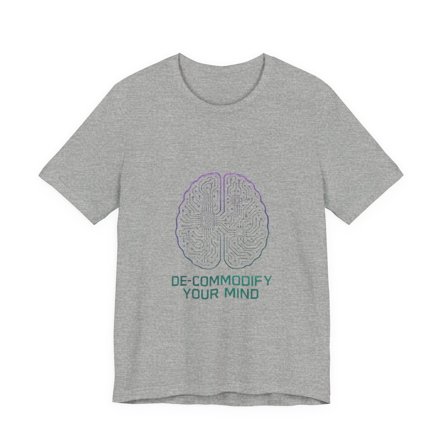 Brainwave Tee - De-Commodify Your Mind - Unisex T-Shirt