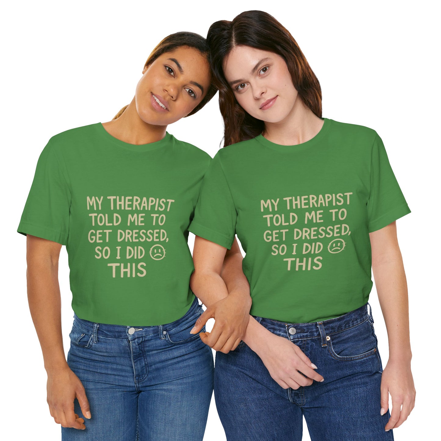 Therapist Humor Tee - Short Sleeve Unisex Shirt for Therapy Lovers, Self-Care Gift, Funny Mental Health T-Shirt, Casual Wear