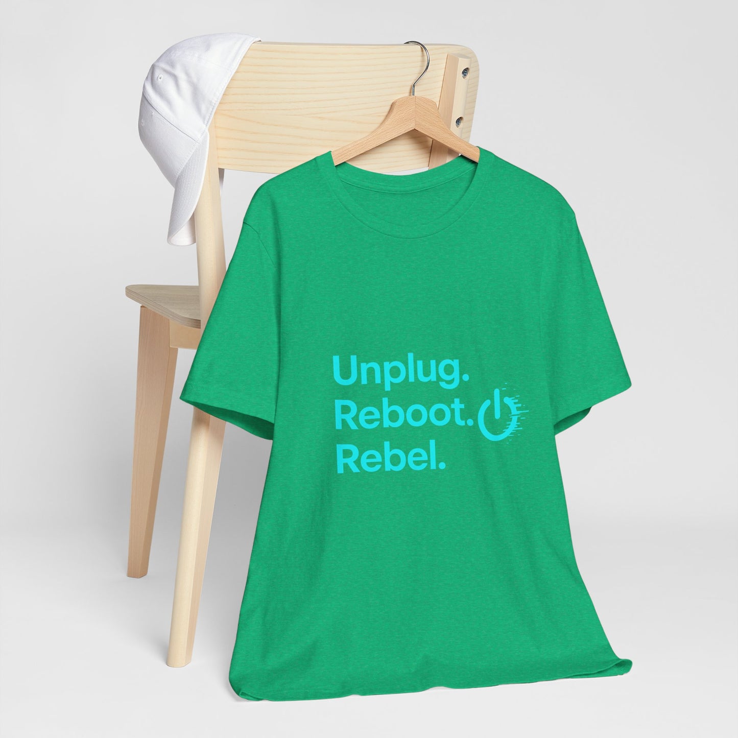Rebel Spirit Unisex Tee - Fun Casual Graphic Shirt, Perfect for Gamers, Tech Lovers, Gift for Friends, Unique Birthday Apparel