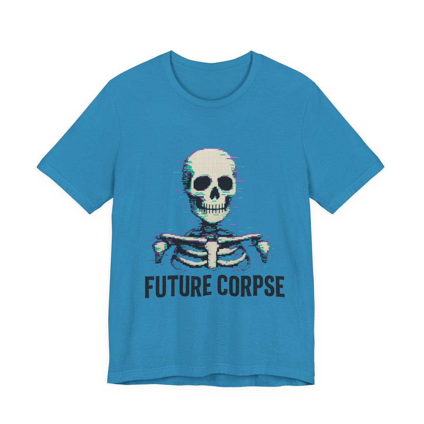 Unisex Future Corpse Graphic Tee, Halloween Shirt, Funny Gift, Casual Wear, Skull T-Shirt, Unique Statement Top