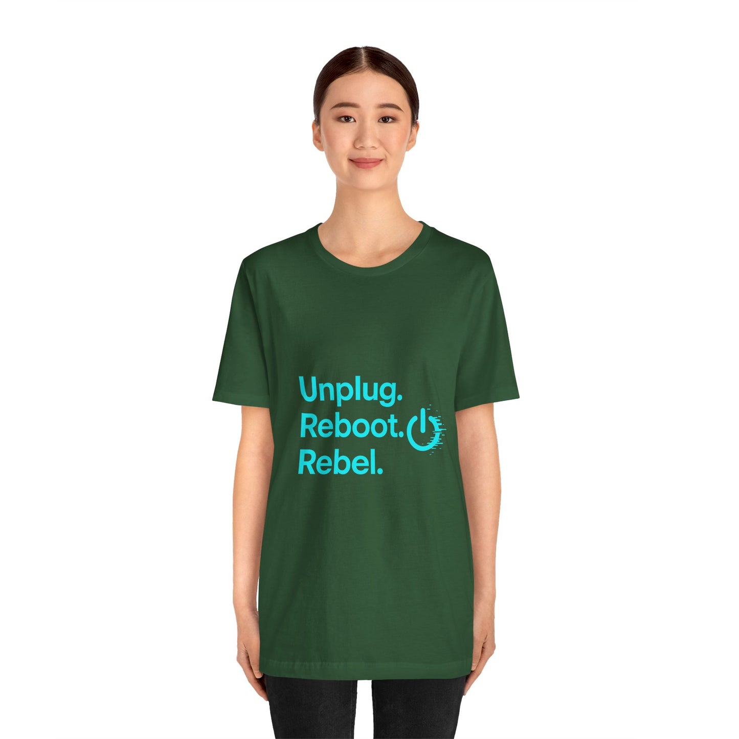 Rebel Spirit Unisex Tee - Fun Casual Graphic Shirt, Perfect for Gamers, Tech Lovers, Gift for Friends, Unique Birthday Apparel