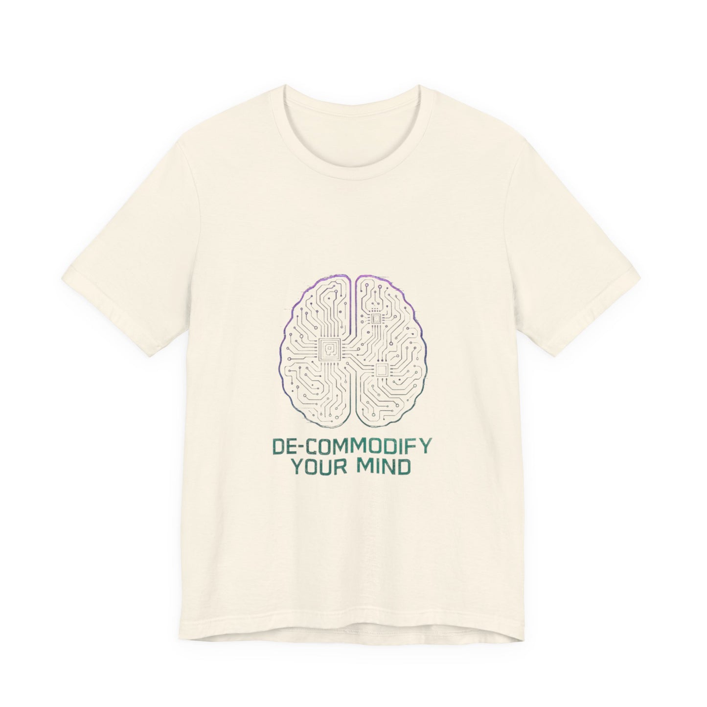 Brainwave Tee - De-Commodify Your Mind - Unisex T-Shirt