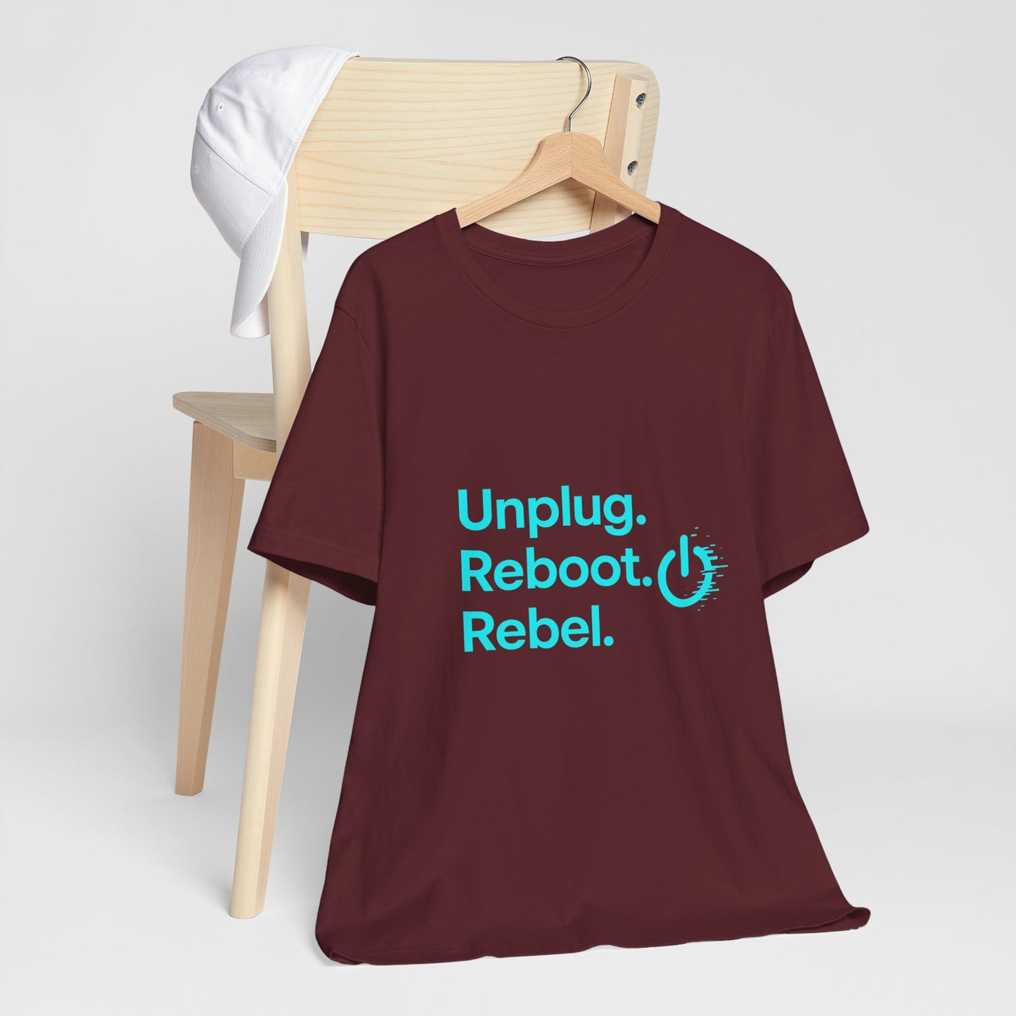 Rebel Spirit Unisex Tee - Fun Casual Graphic Shirt, Perfect for Gamers, Tech Lovers, Gift for Friends, Unique Birthday Apparel