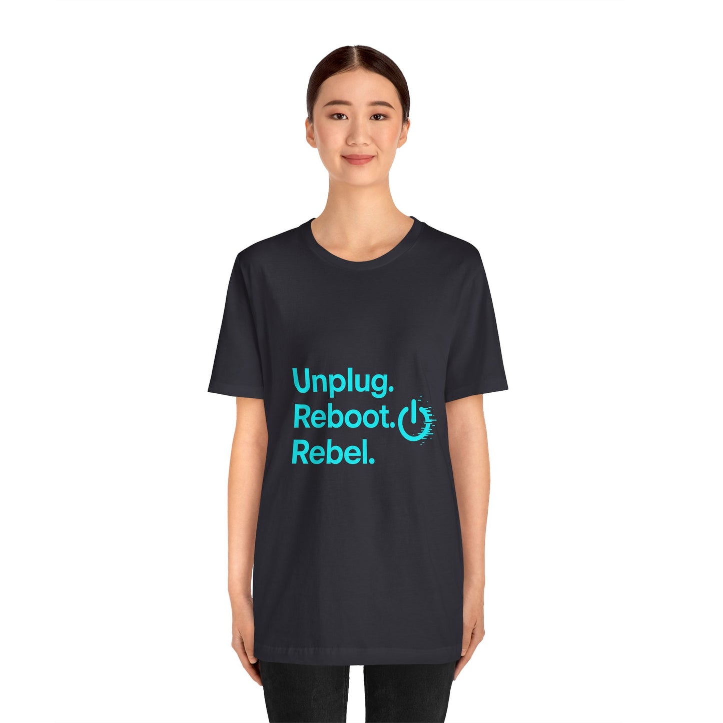 Rebel Spirit Unisex Tee - Fun Casual Graphic Shirt, Perfect for Gamers, Tech Lovers, Gift for Friends, Unique Birthday Apparel