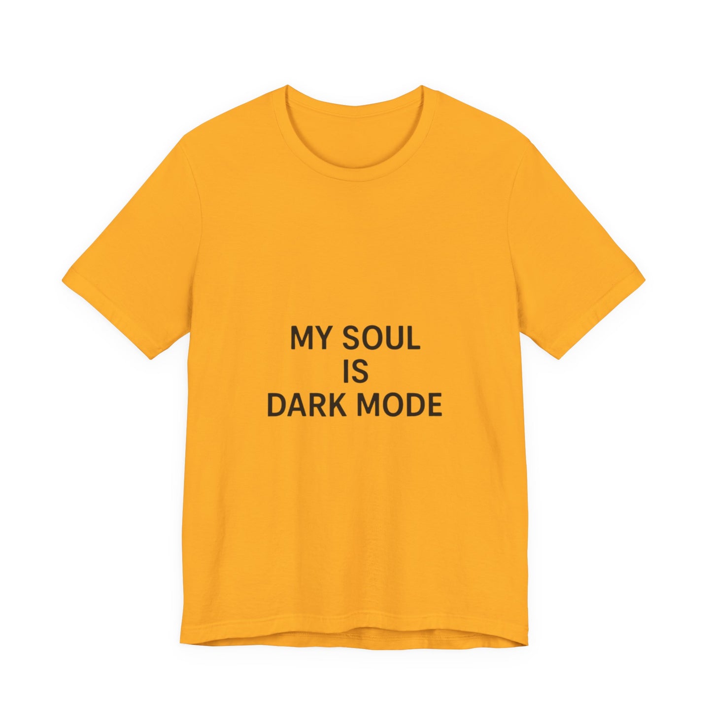 Goth Tee - Minimalist Stark Text Design
