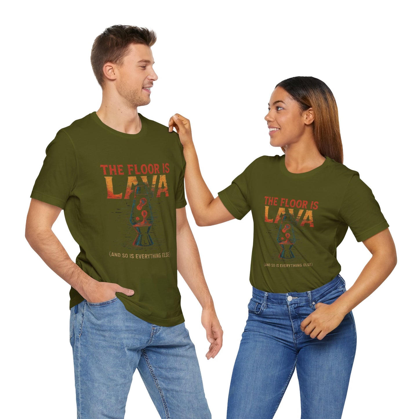 Lava Lamp Tee - The Floor Is Lava Design