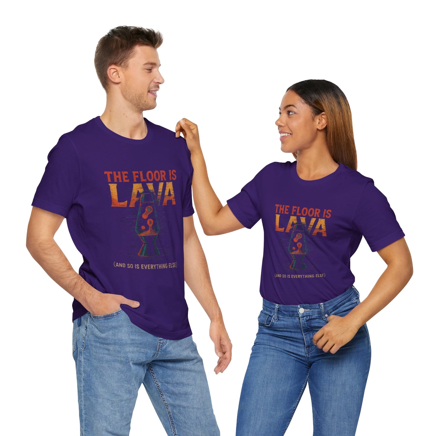 Lava Lamp Tee - The Floor Is Lava Design