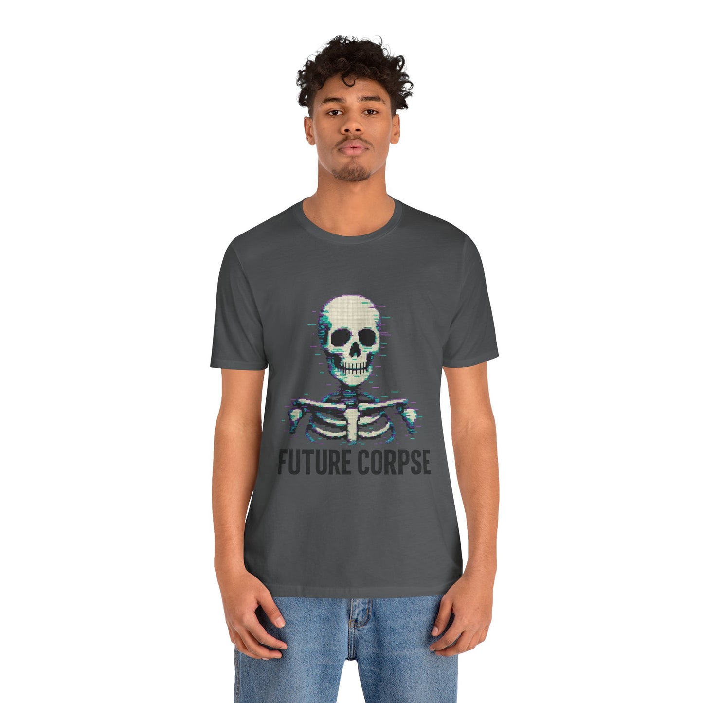Unisex Future Corpse Graphic Tee, Halloween Shirt, Funny Gift, Casual Wear, Skull T-Shirt, Unique Statement Top