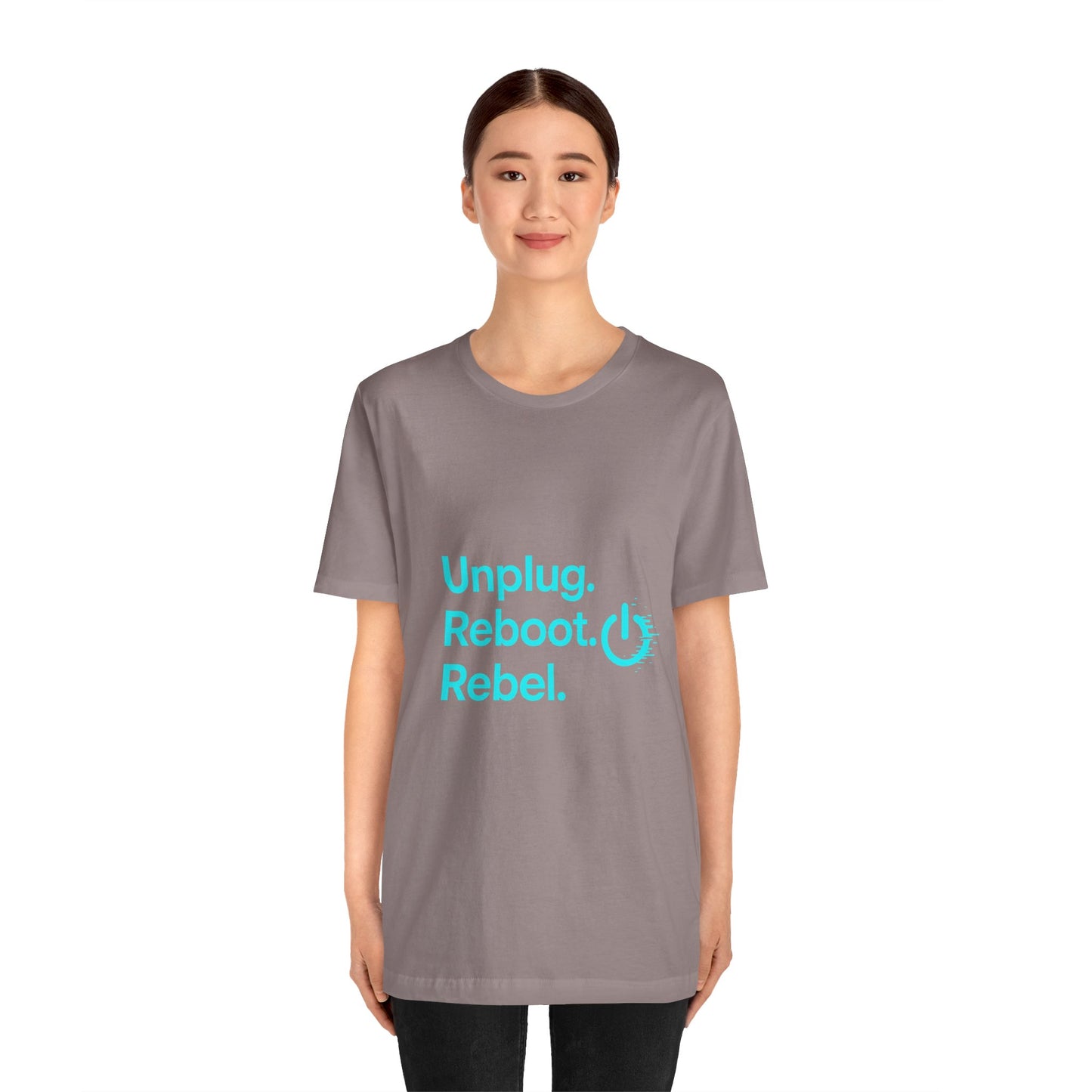 Rebel Spirit Unisex Tee - Fun Casual Graphic Shirt, Perfect for Gamers, Tech Lovers, Gift for Friends, Unique Birthday Apparel