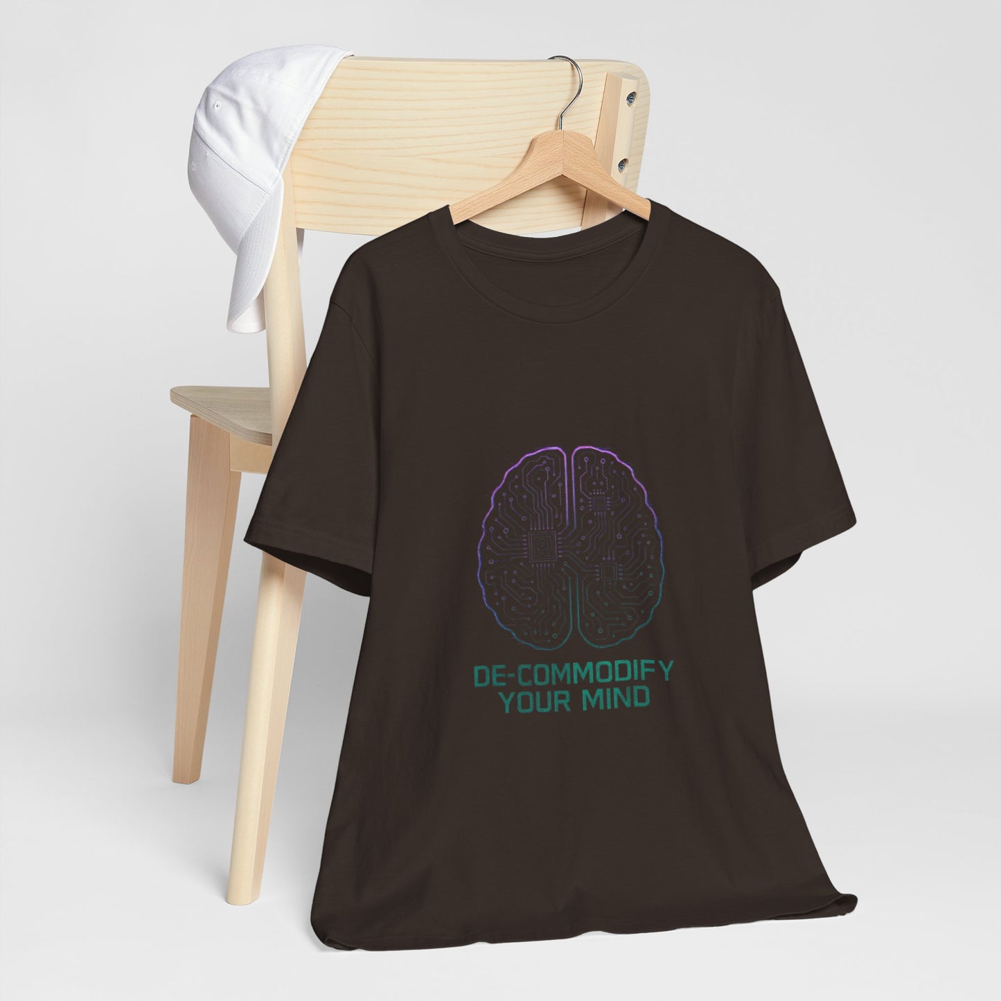 Brainwave Tee - De-Commodify Your Mind - Unisex T-Shirt