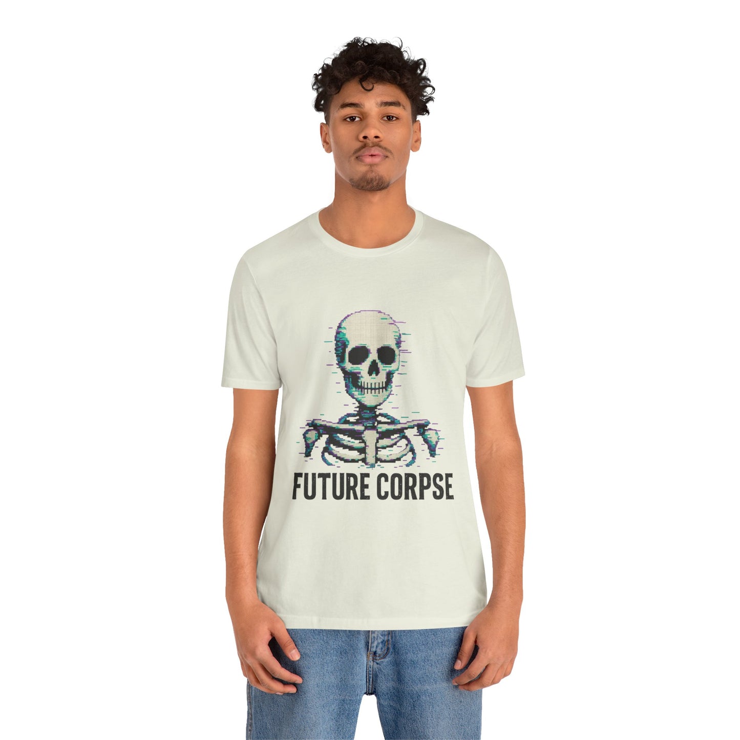 Unisex Future Corpse Graphic Tee, Halloween Shirt, Funny Gift, Casual Wear, Skull T-Shirt, Unique Statement Top