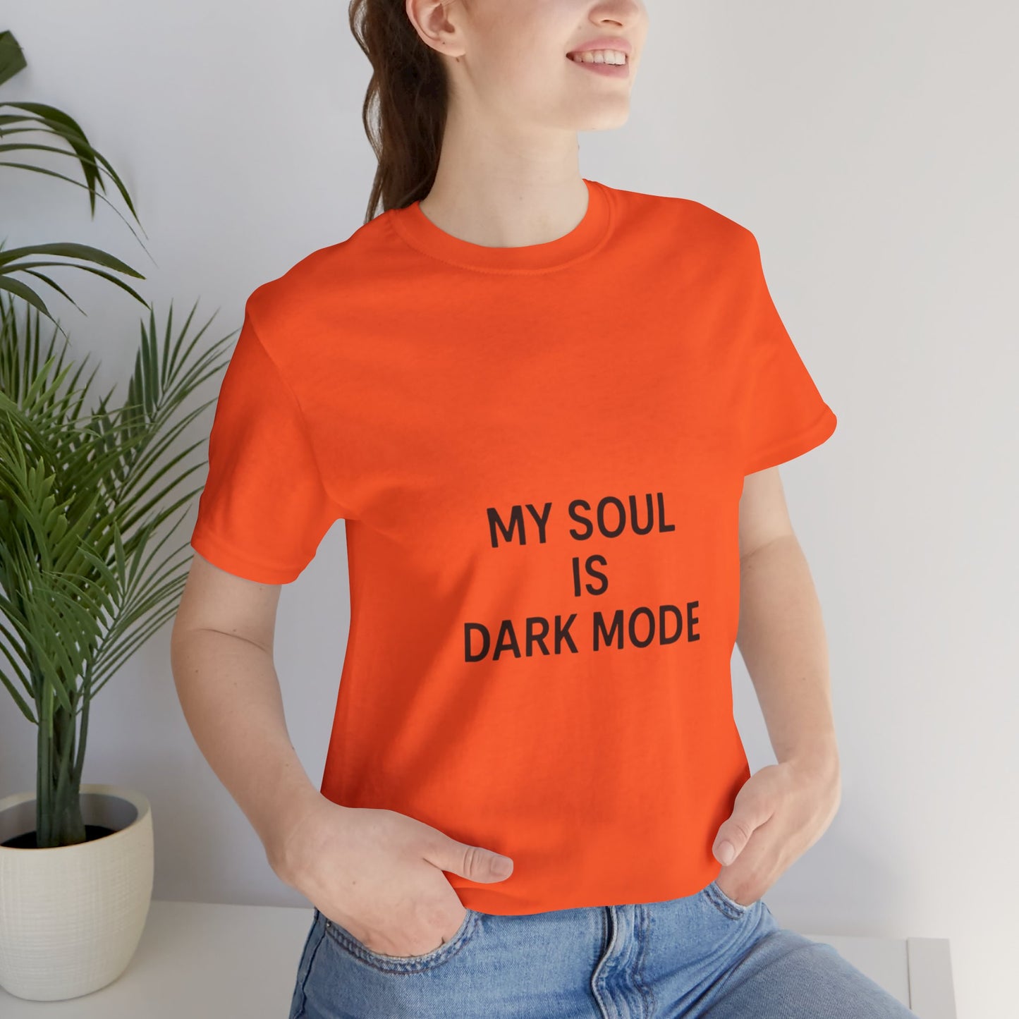 Goth Tee - Minimalist Stark Text Design