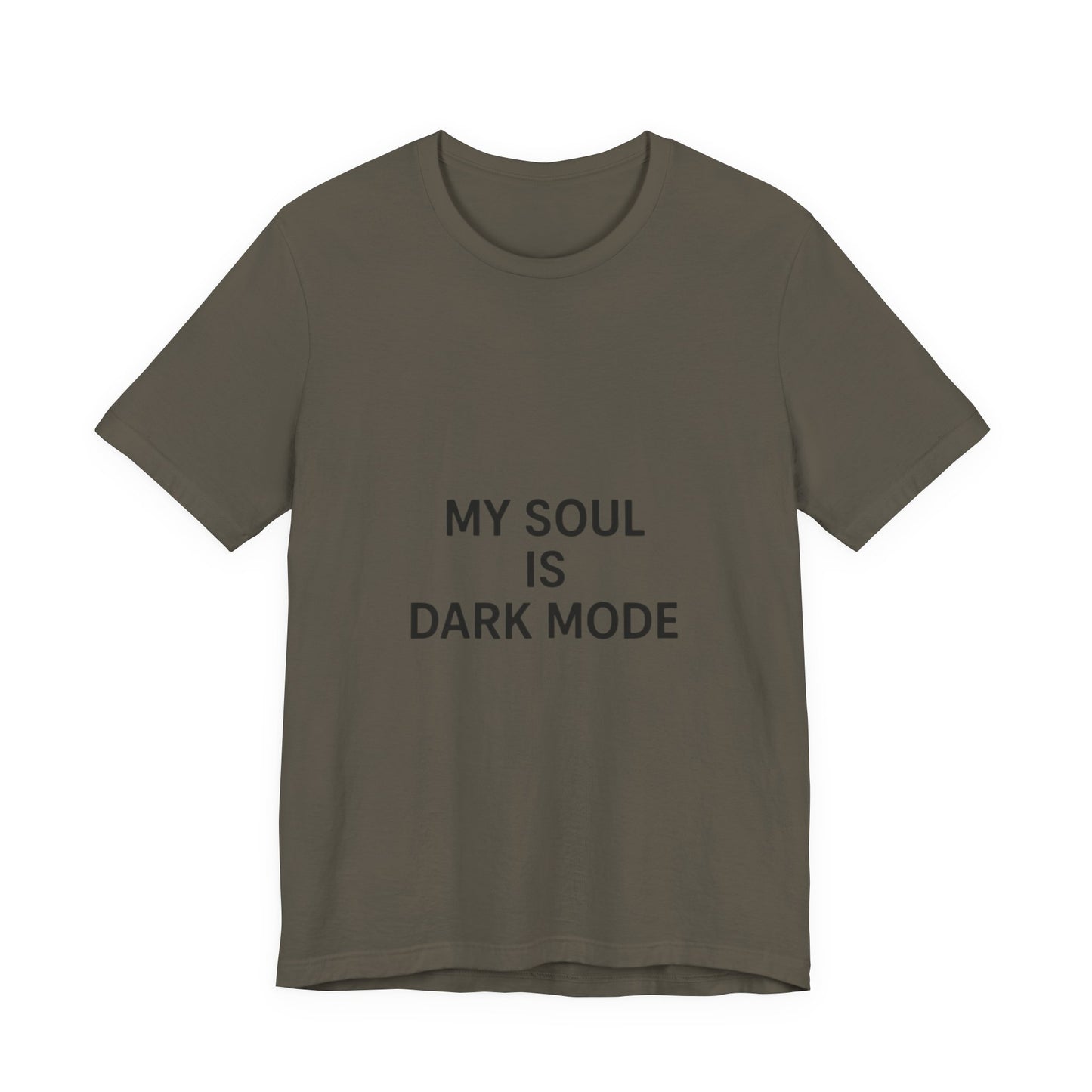 Goth Tee - Minimalist Stark Text Design