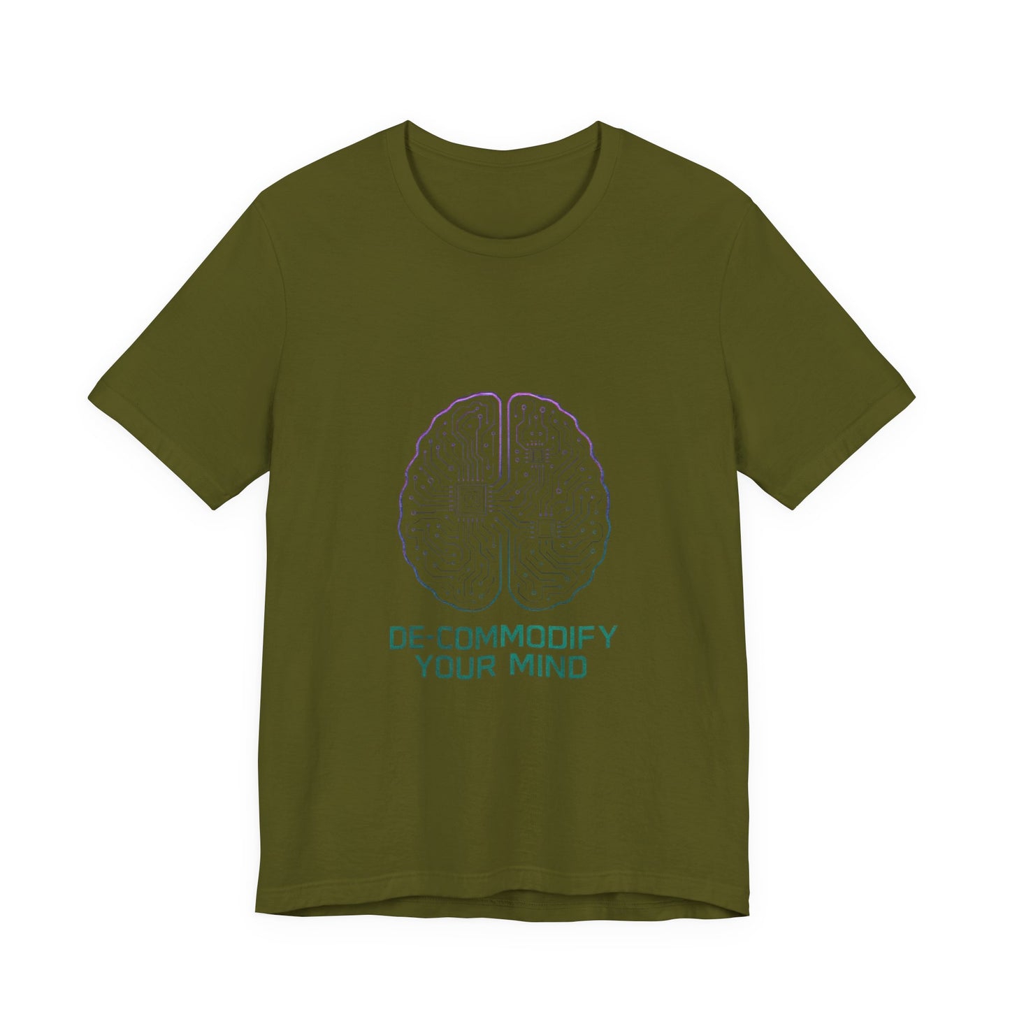 Brainwave Tee - De-Commodify Your Mind - Unisex T-Shirt