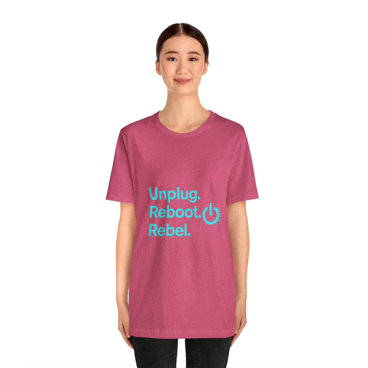 Rebel Spirit Unisex Tee - Fun Casual Graphic Shirt, Perfect for Gamers, Tech Lovers, Gift for Friends, Unique Birthday Apparel