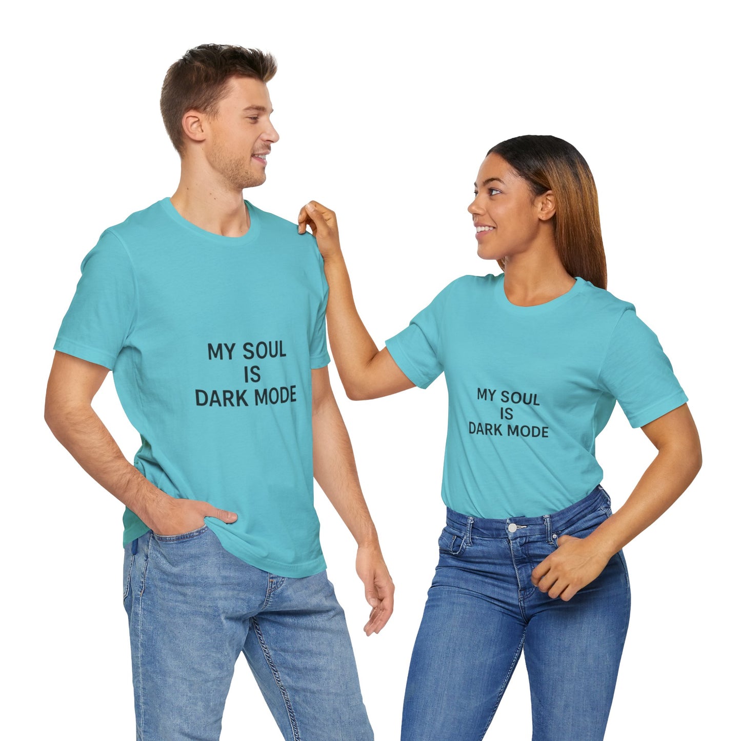 Goth Tee - Minimalist Stark Text Design