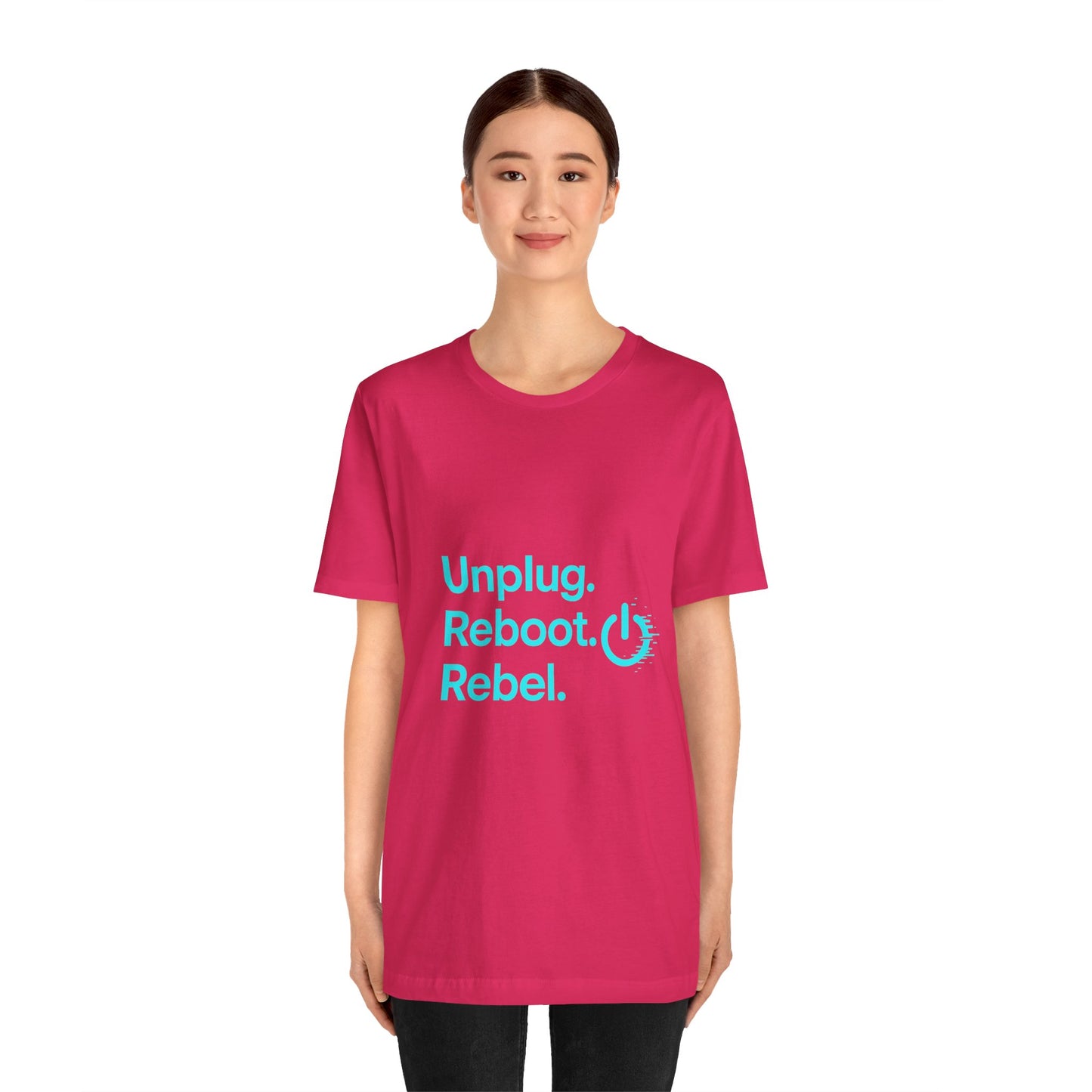 Rebel Spirit Unisex Tee - Fun Casual Graphic Shirt, Perfect for Gamers, Tech Lovers, Gift for Friends, Unique Birthday Apparel