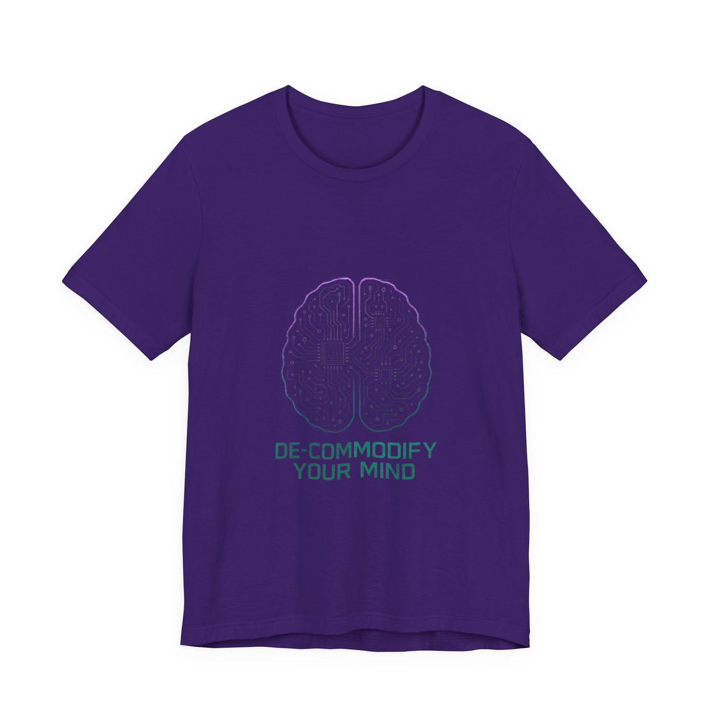 Brainwave Tee - De-Commodify Your Mind - Unisex T-Shirt