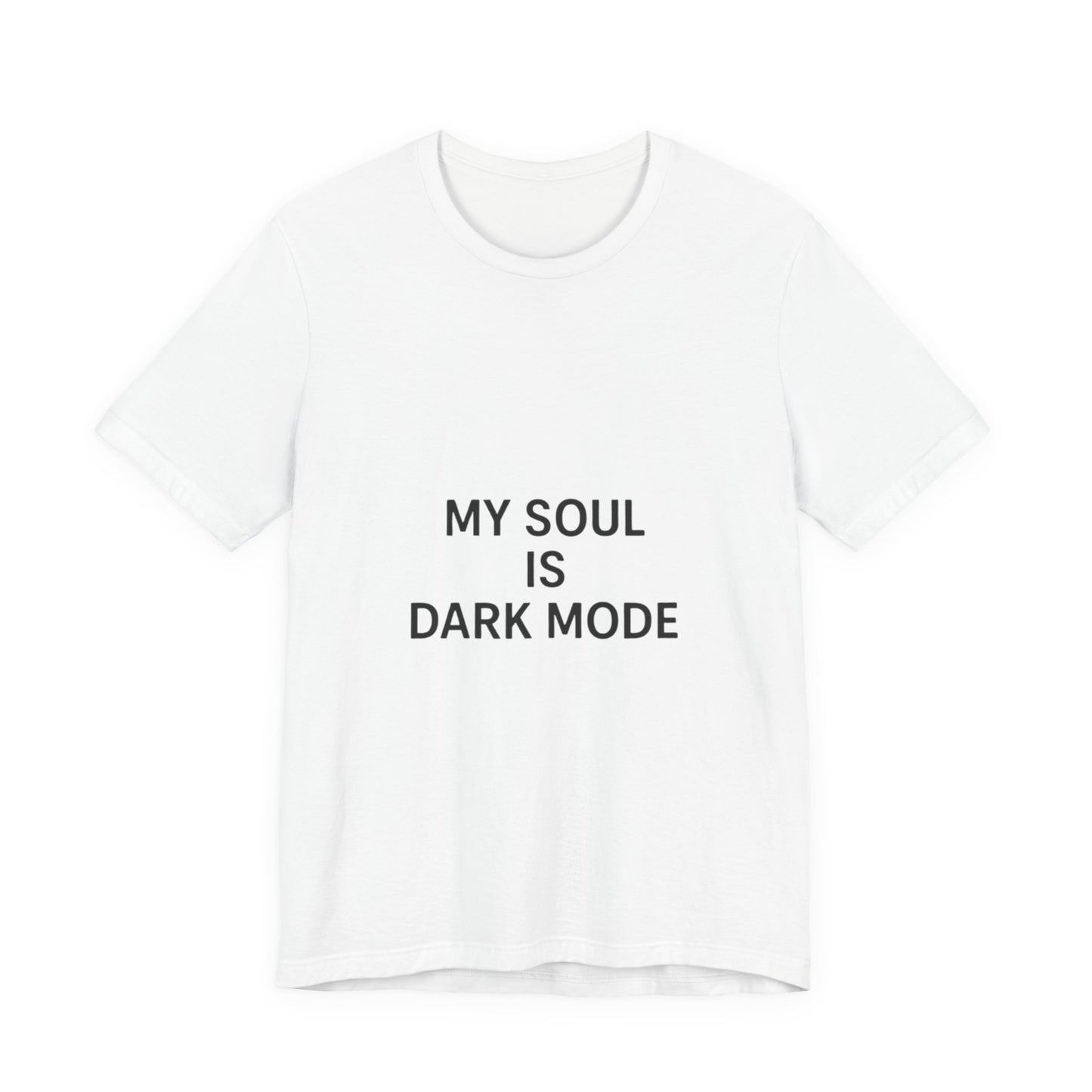 Goth Tee - Minimalist Stark Text Design