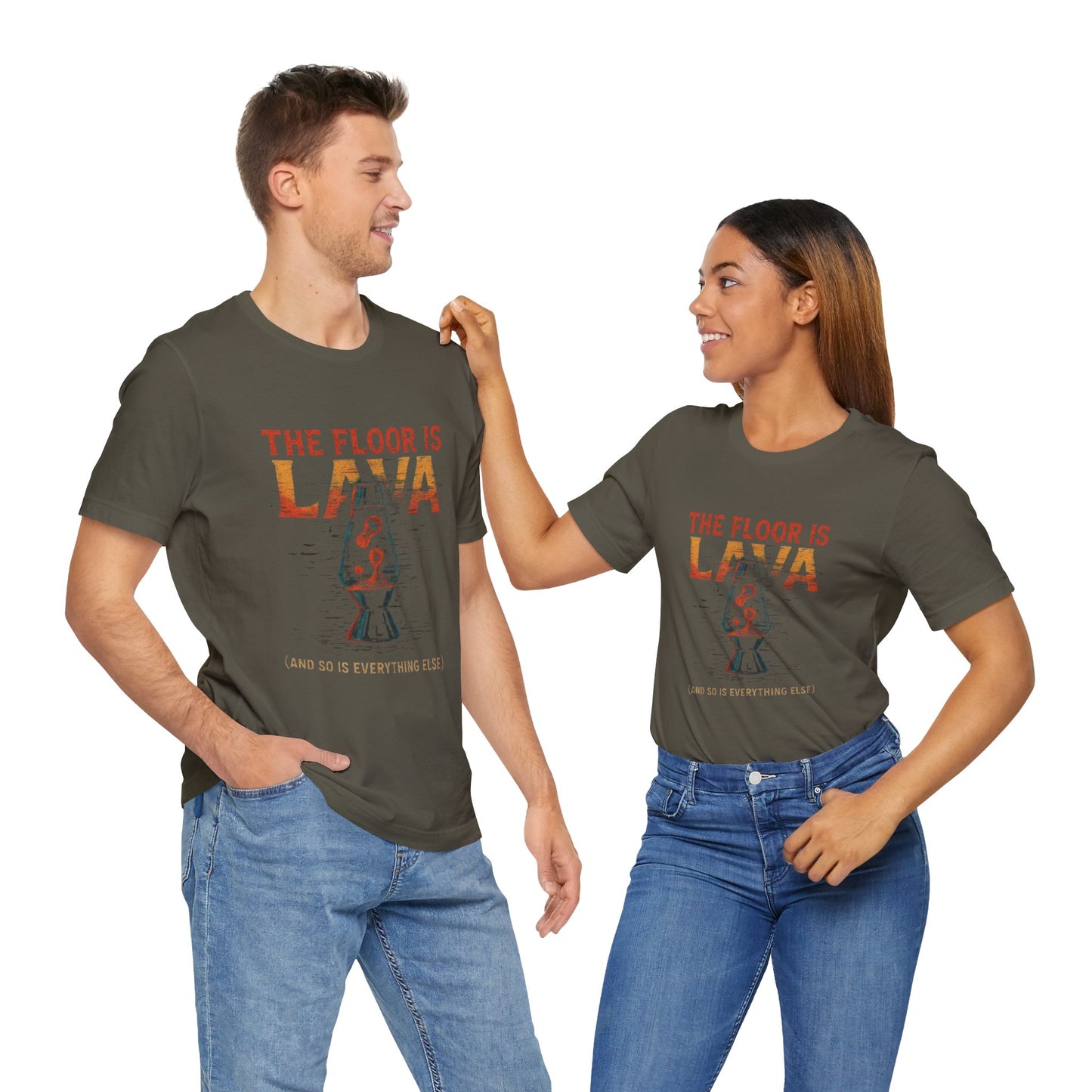 Lava Lamp Tee - The Floor Is Lava Design