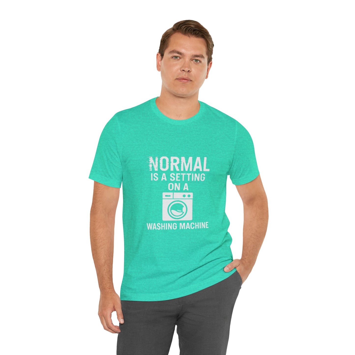 Sarcastic Tee - Normal is a Setting on a Washing Machine