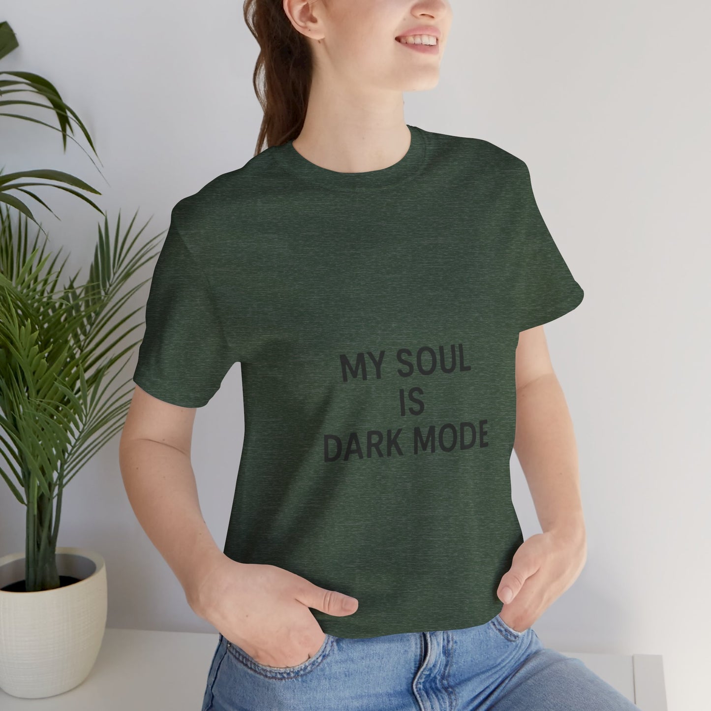 Goth Tee - Minimalist Stark Text Design