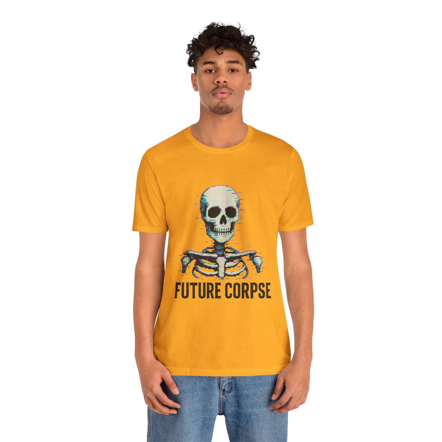Unisex Future Corpse Graphic Tee, Halloween Shirt, Funny Gift, Casual Wear, Skull T-Shirt, Unique Statement Top