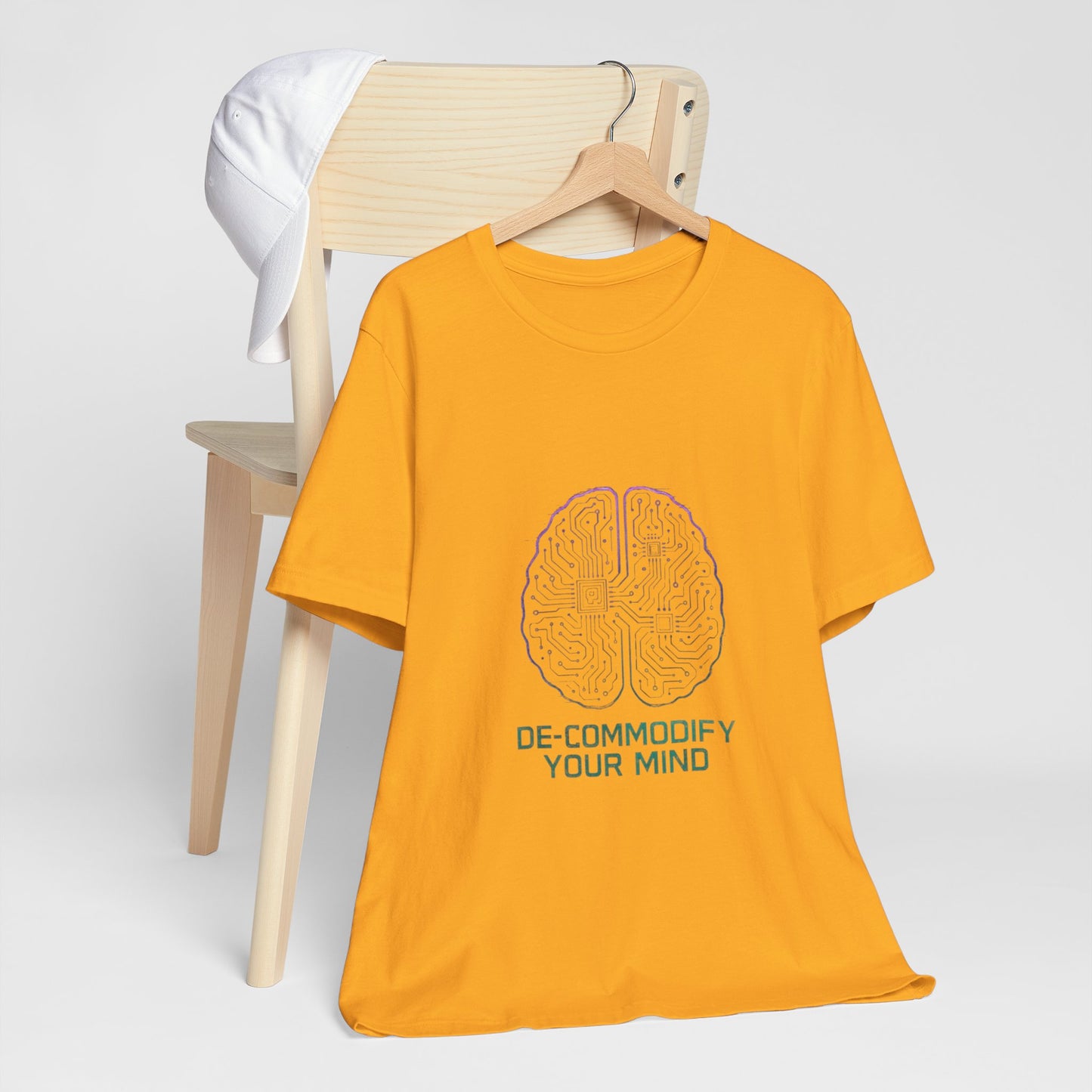 Brainwave Tee - De-Commodify Your Mind - Unisex T-Shirt