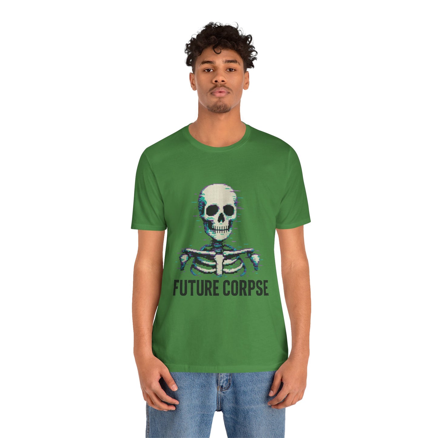 Unisex Future Corpse Graphic Tee, Halloween Shirt, Funny Gift, Casual Wear, Skull T-Shirt, Unique Statement Top