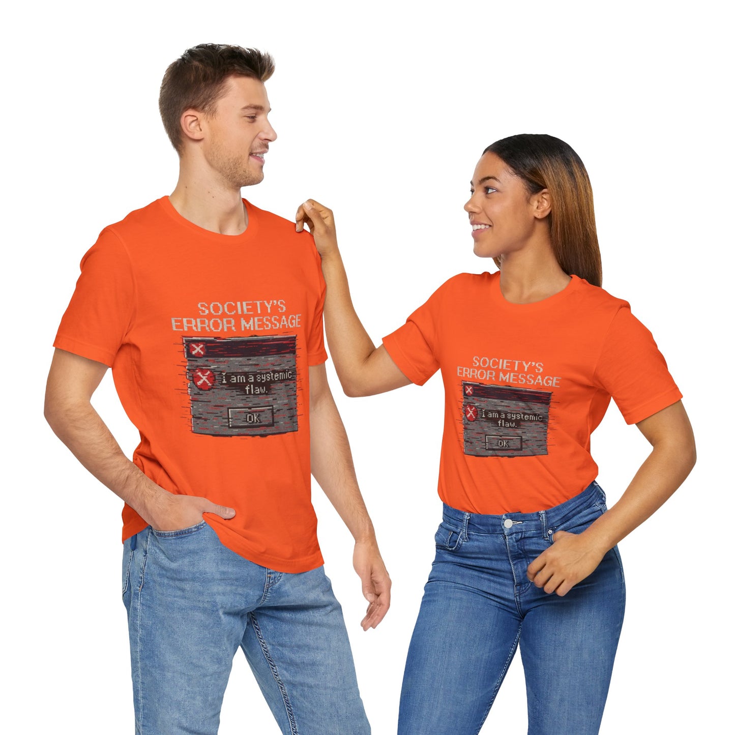 Systemic Flaw Tee - Society's Error Message Design