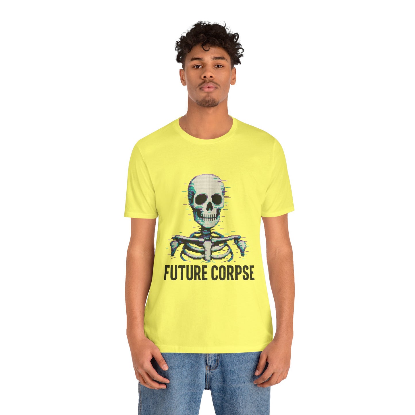 Unisex Future Corpse Graphic Tee, Halloween Shirt, Funny Gift, Casual Wear, Skull T-Shirt, Unique Statement Top