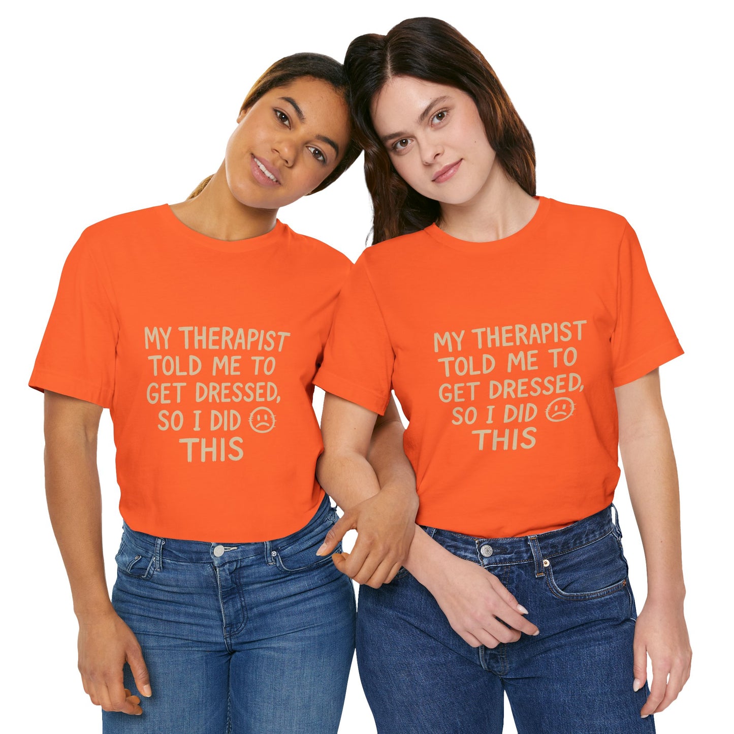 Therapist Humor Tee - Short Sleeve Unisex Shirt for Therapy Lovers, Self-Care Gift, Funny Mental Health T-Shirt, Casual Wear