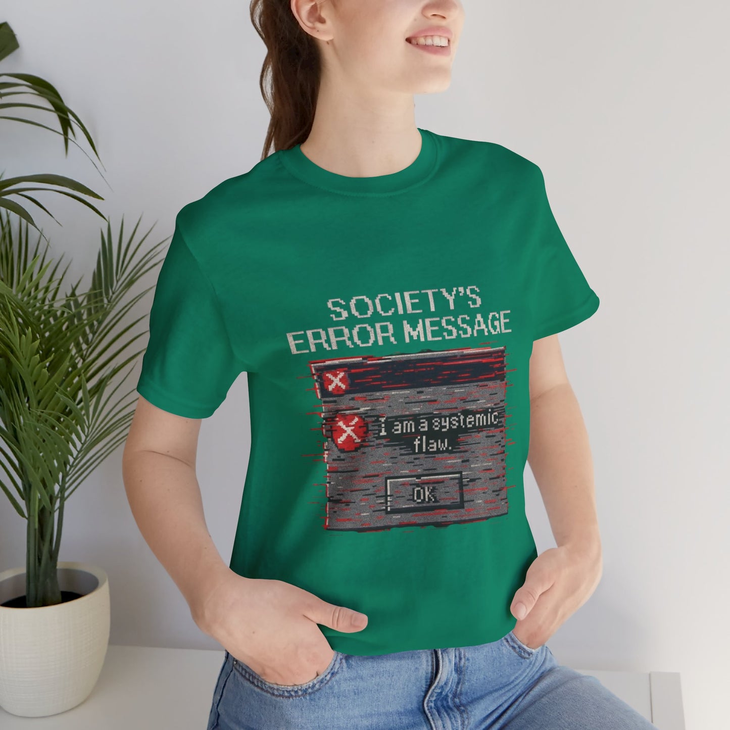 Systemic Flaw Tee - Society's Error Message Design