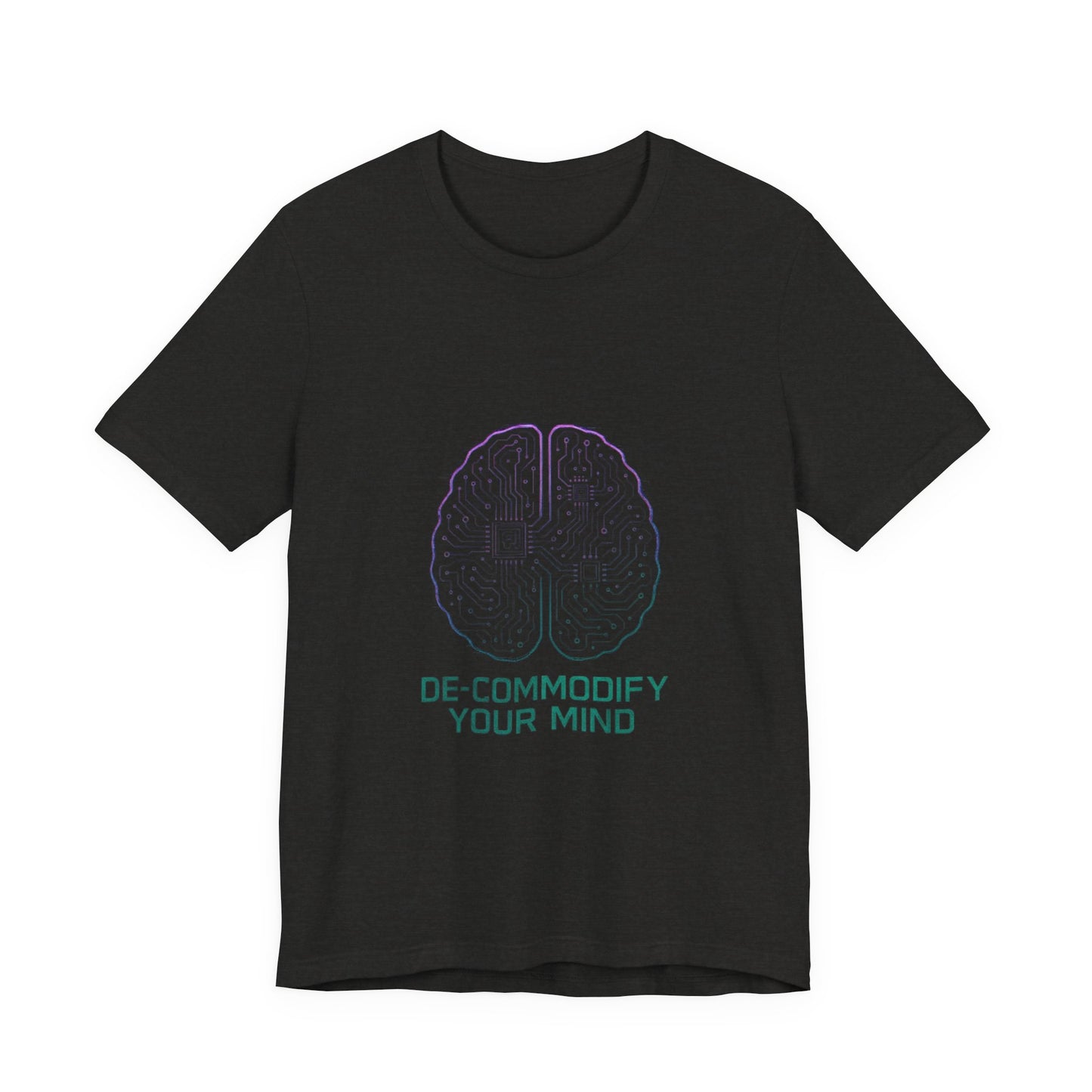 Brainwave Tee - De-Commodify Your Mind - Unisex T-Shirt
