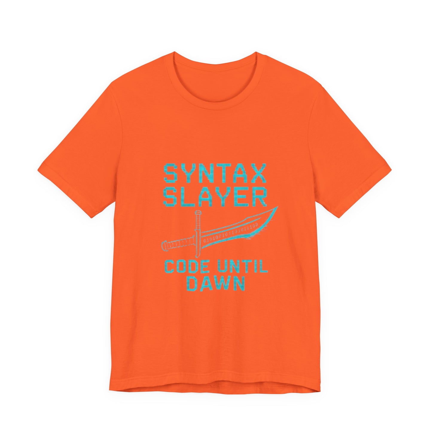 Syntax Slayer Unisex Tee, Gift for Programmers, Coding Humor Shirt, Tech Lover Apparel, Geeky Birthday Present, Computer Science Gift