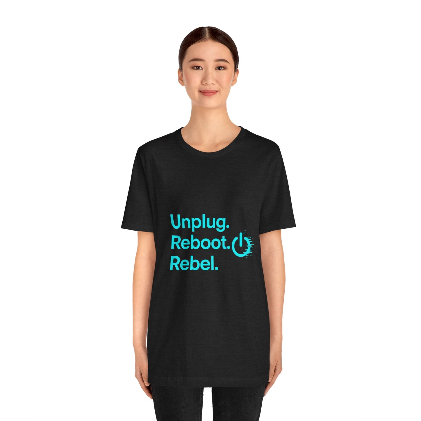 Rebel Spirit Unisex Tee - Fun Casual Graphic Shirt, Perfect for Gamers, Tech Lovers, Gift for Friends, Unique Birthday Apparel