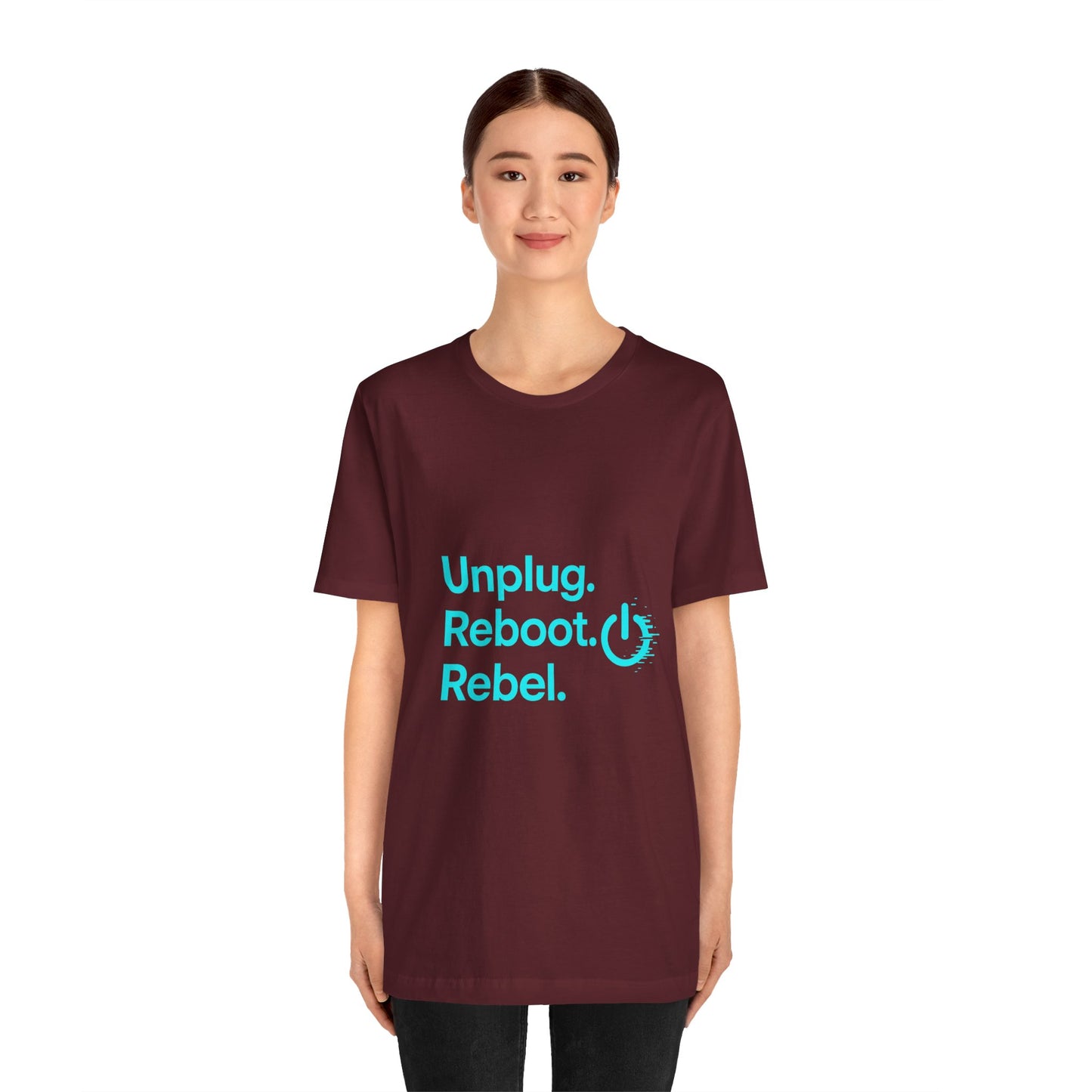 Rebel Spirit Unisex Tee - Fun Casual Graphic Shirt, Perfect for Gamers, Tech Lovers, Gift for Friends, Unique Birthday Apparel