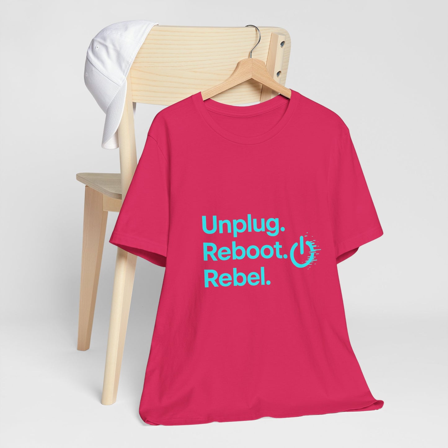 Rebel Spirit Unisex Tee - Fun Casual Graphic Shirt, Perfect for Gamers, Tech Lovers, Gift for Friends, Unique Birthday Apparel