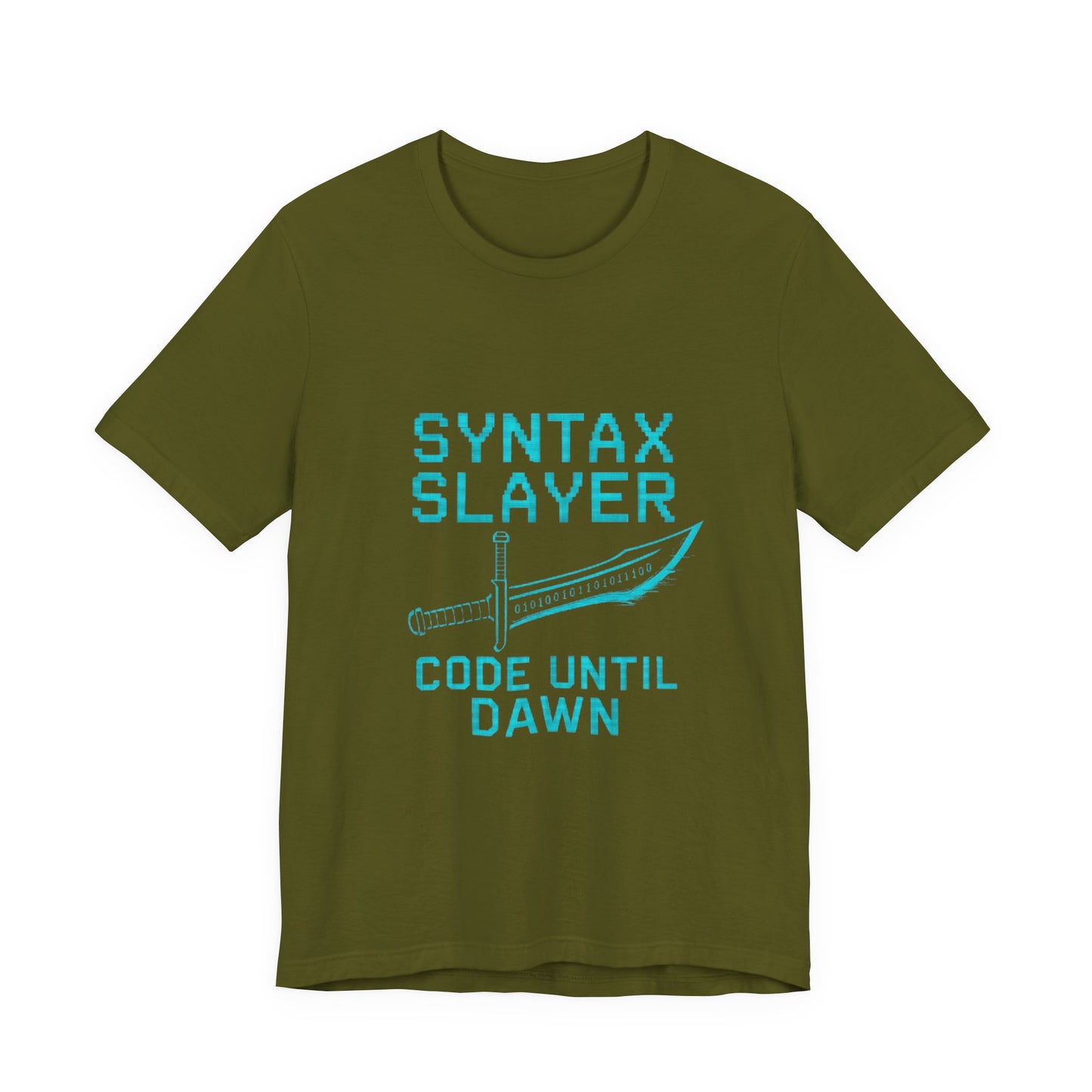 Syntax Slayer Unisex Tee, Gift for Programmers, Coding Humor Shirt, Tech Lover Apparel, Geeky Birthday Present, Computer Science Gift